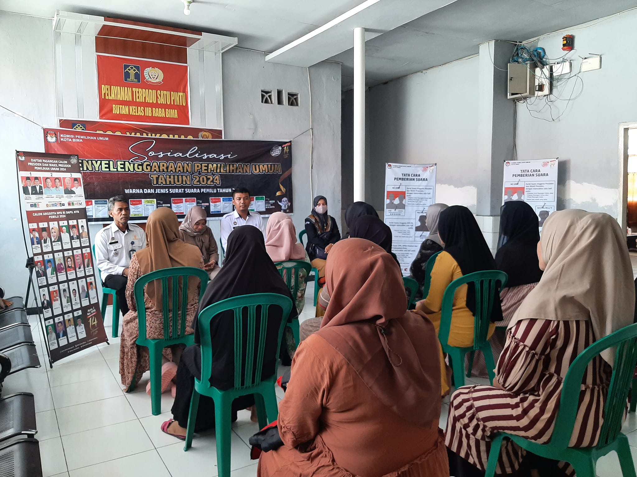 Warga Binaan Rutan Bima Dapat Sosialisasi Pemilu 2024
