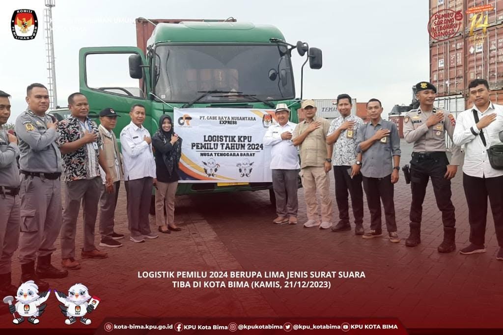 Penerimaan Logistik Pemilu Berupa surat suara