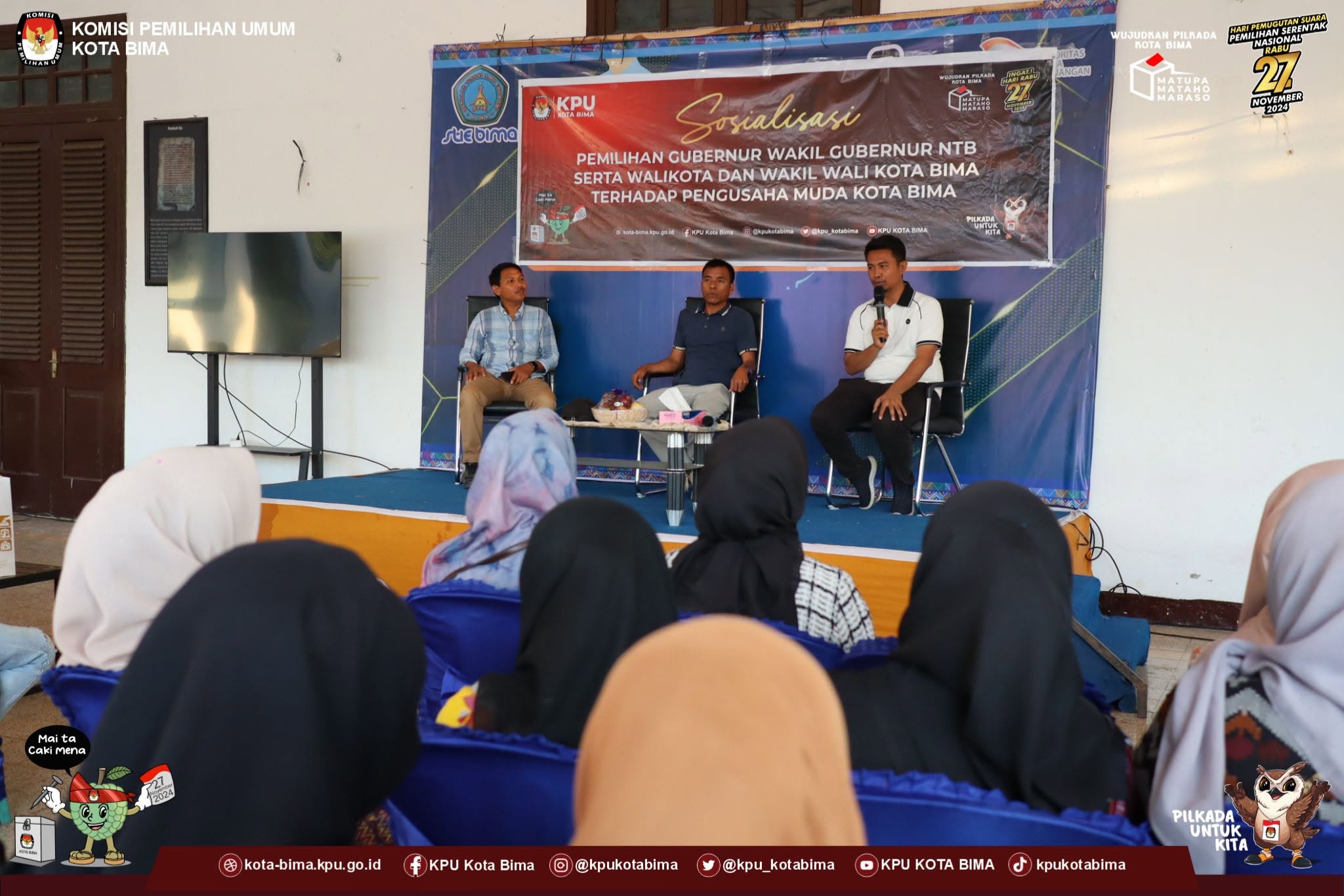 Sosialisasi lewat Gebyar Wira Usaha STIE Bima